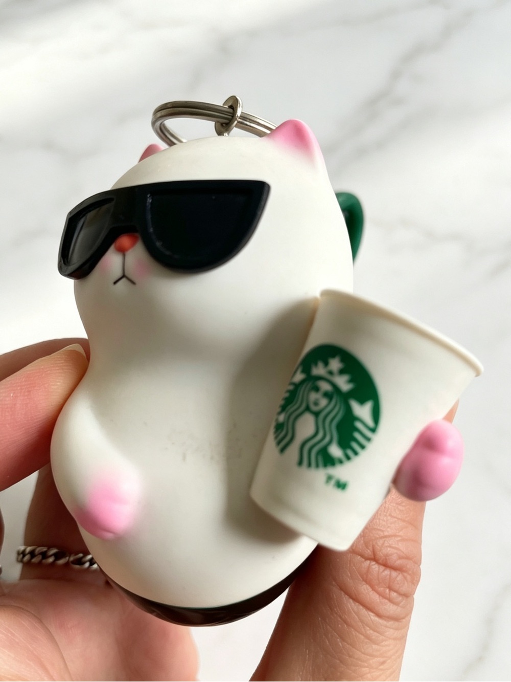 Starbucks x ViviCat Limited Edition Overseas Keychain Bag Charm Rare - Picture 3 of 5